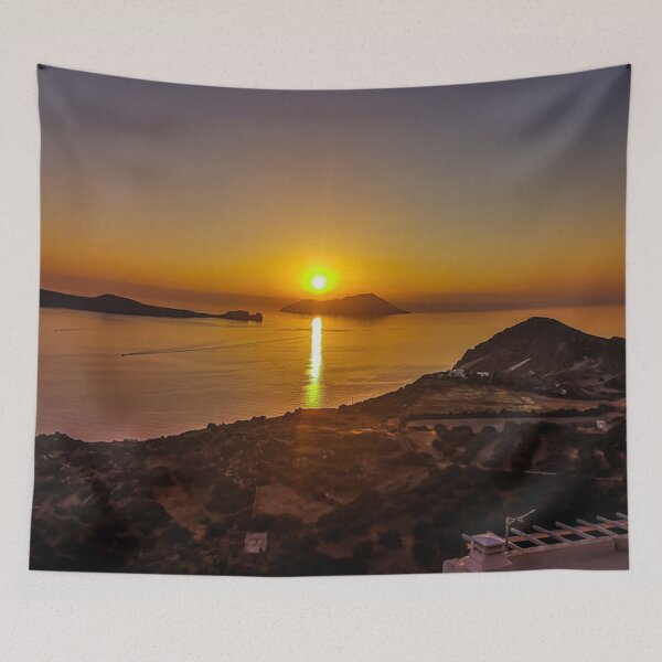 Item preview, Greek Sunset in Milos designed and sold by GRKiT.