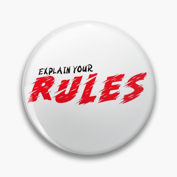 Item preview, eXplain Your Rules designed and sold by AbsurdlyEpic.