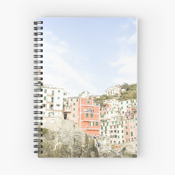 Item preview, Pastel Rainbow Houses on the Italian Sea Side  designed and sold by AlexandraStr.