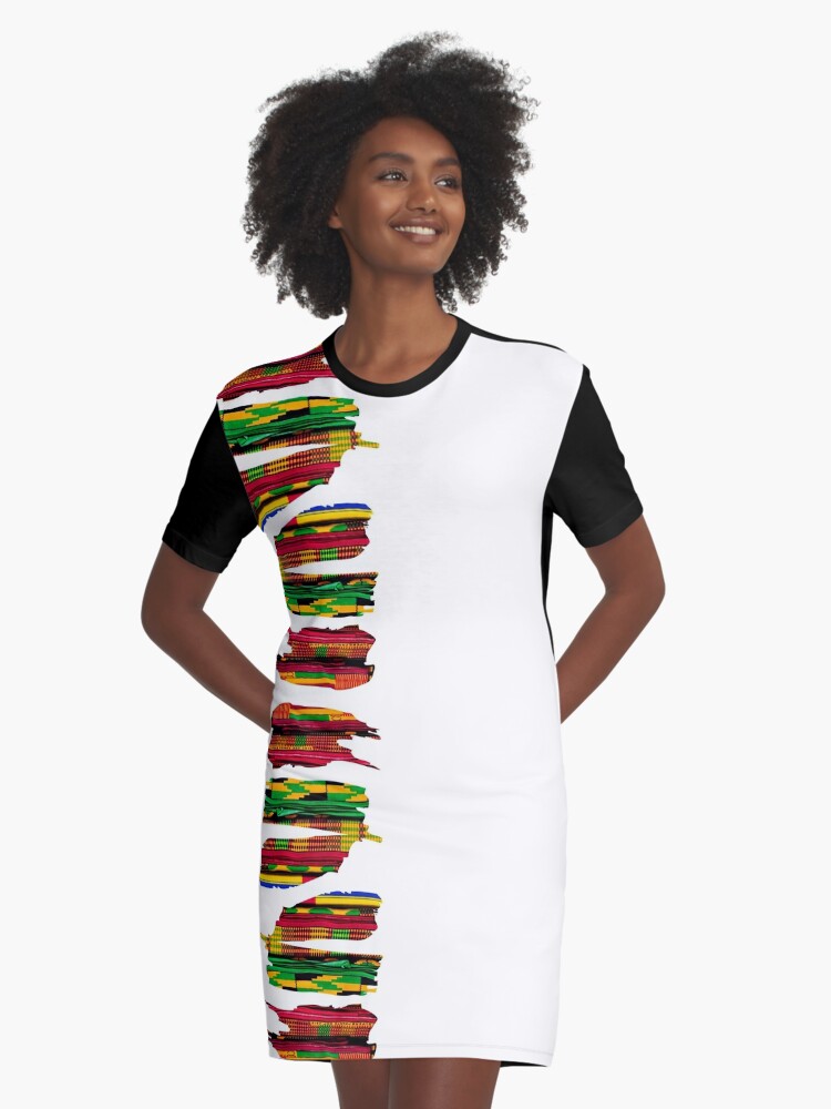 Kente Cloth Print Body-con Designer African Textile Fitted 