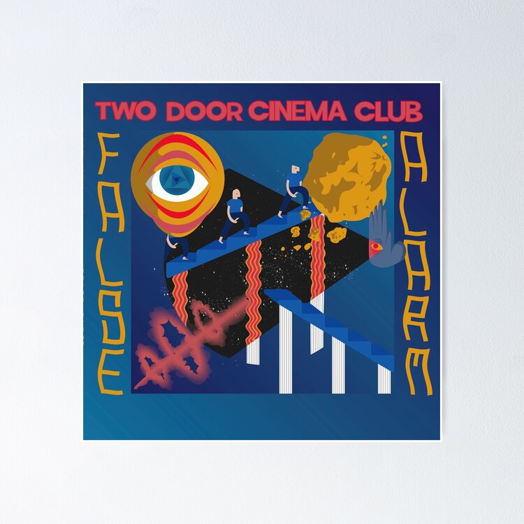 Two Door Cinema Club Concept Art  Sticker