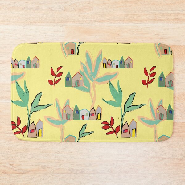 Item preview, Houses and trees pattern designed and sold by Paula Murray.