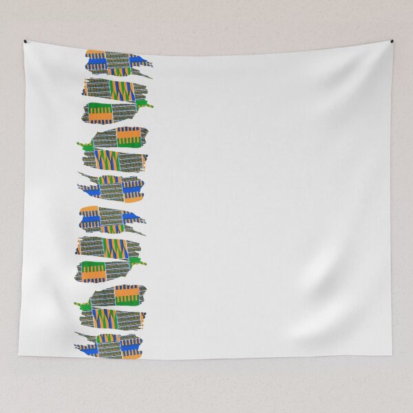 Item preview, African Fabric - A Touch Of Kente Vertical Runner Design [#51] designed and sold by AfriStyleUK.