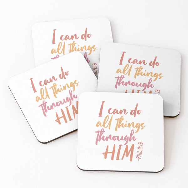 Item preview, Phil 4:13 I Can Do All Things Muted Colors designed and sold by amazingjoy.