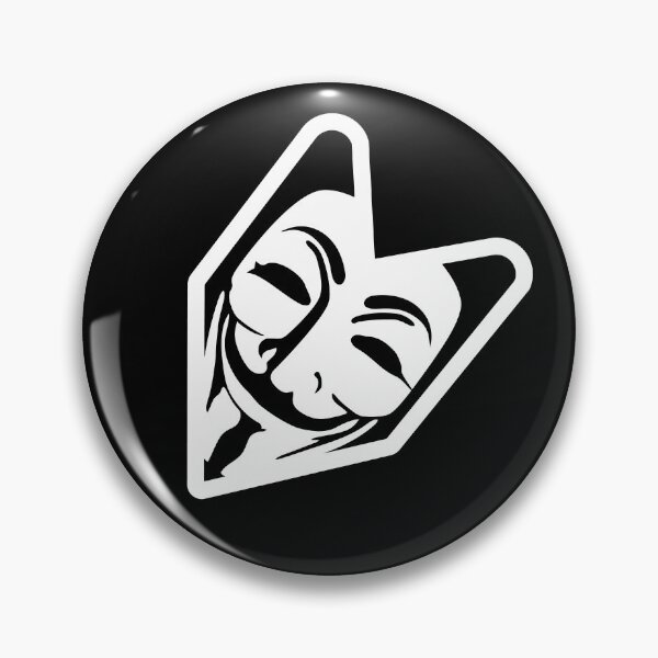 Item preview, JDM Wasabi Leaf With Anonymous Mask designed and sold by ozumdesigns.