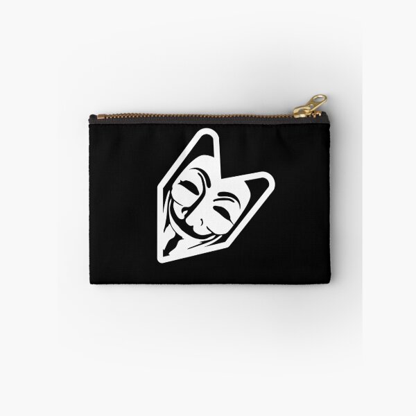 Item preview, JDM Wasabi Leaf With Anonymous Mask designed and sold by ozumdesigns.
