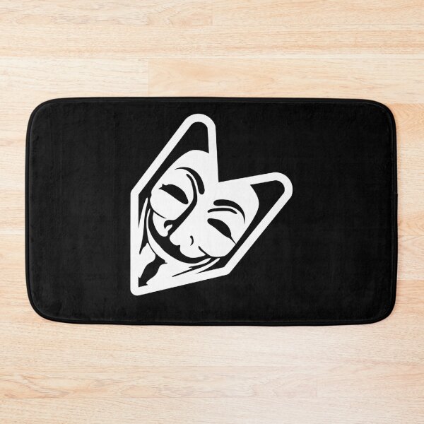 Item preview, JDM Wasabi Leaf With Anonymous Mask designed and sold by ozumdesigns.