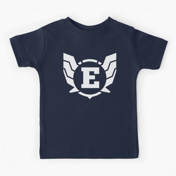 Superhero Letter E. Power of Wings Kids T-Shirt