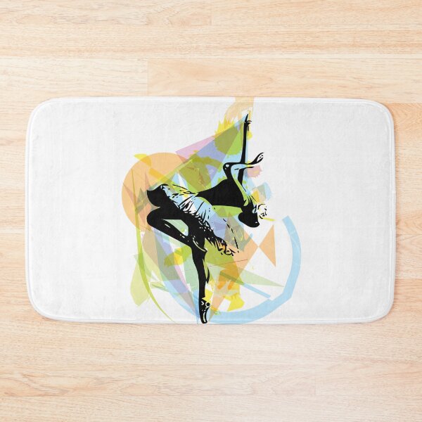 Item preview, Sketch of beautiful ballerina with abstract and geometrical elements design designed and sold by Red-ElYoubi.
