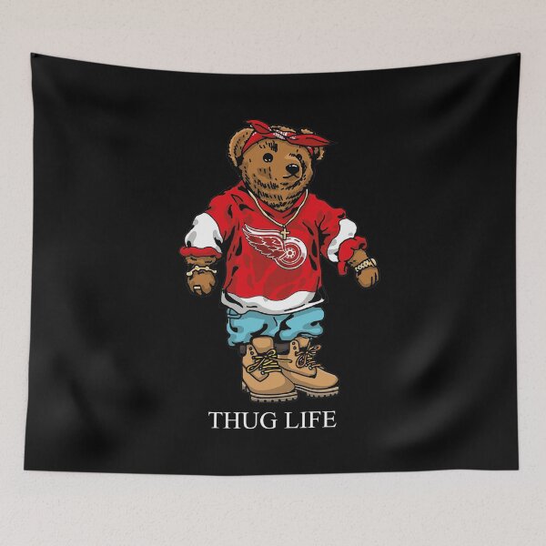Item preview, thug life bear white designed and sold by cremadesign.