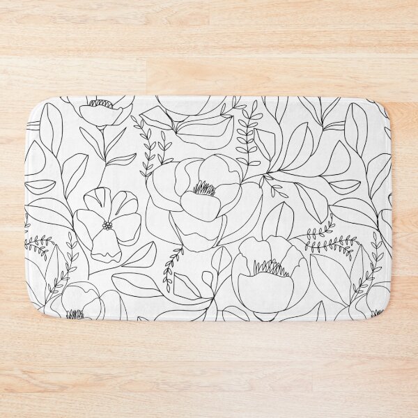 Item preview, Nature pattern. One line various flowers and leaves. designed and sold by CoCoArt-Ua.
