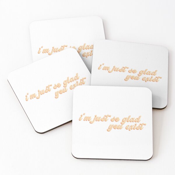 Item preview, Im Just So Glad You Exist | Orange Vintage Lettering designed and sold by Sarahelena Barrios.