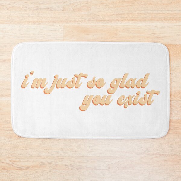 Item preview, Im Just So Glad You Exist | Orange Vintage Lettering designed and sold by Sarahelena Barrios.