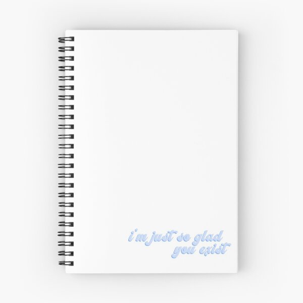 Item preview, Im Just So Glad You Exist | Blue Vintage Lettering designed and sold by Sarahelena Barrios.