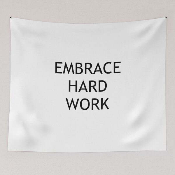 Item preview, EMBRACE HARD WORK designed and sold by Swimerch.