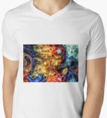 Ancestry Large Men's V-Neck T-Shirt