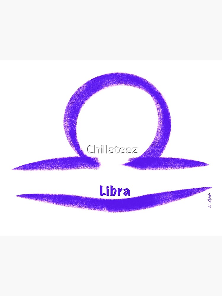 Libra Scales Zodiac Birthday Sign | Art Board Print