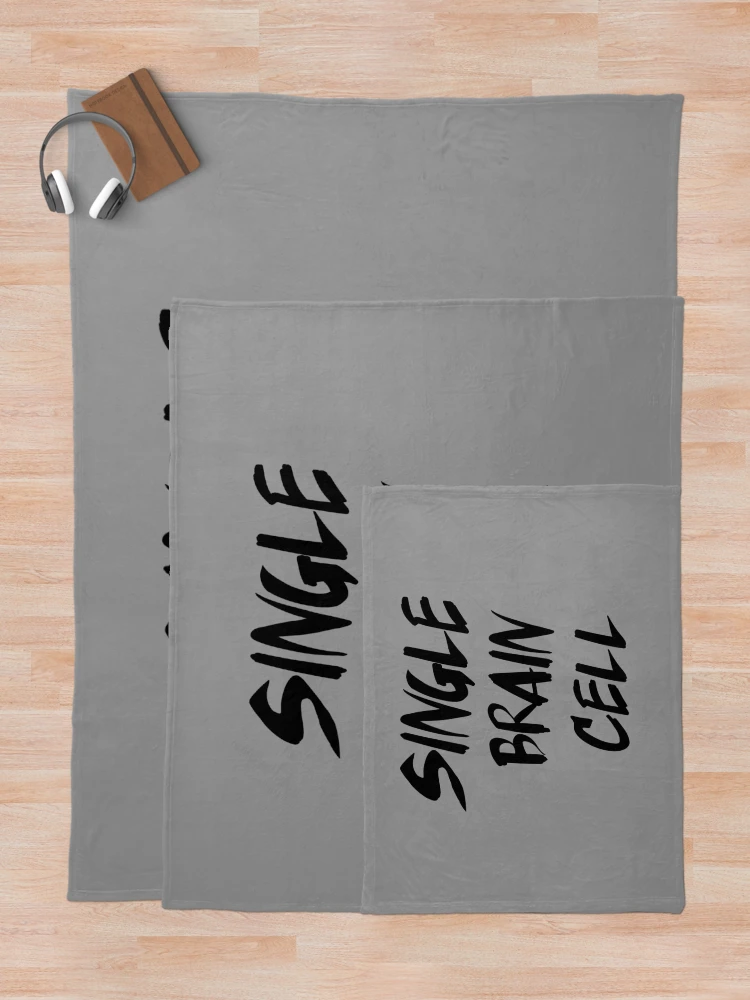 Thumbnail 5 of 6, Throw Blanket, Single Brain Cell designed and sold by J-Rage.