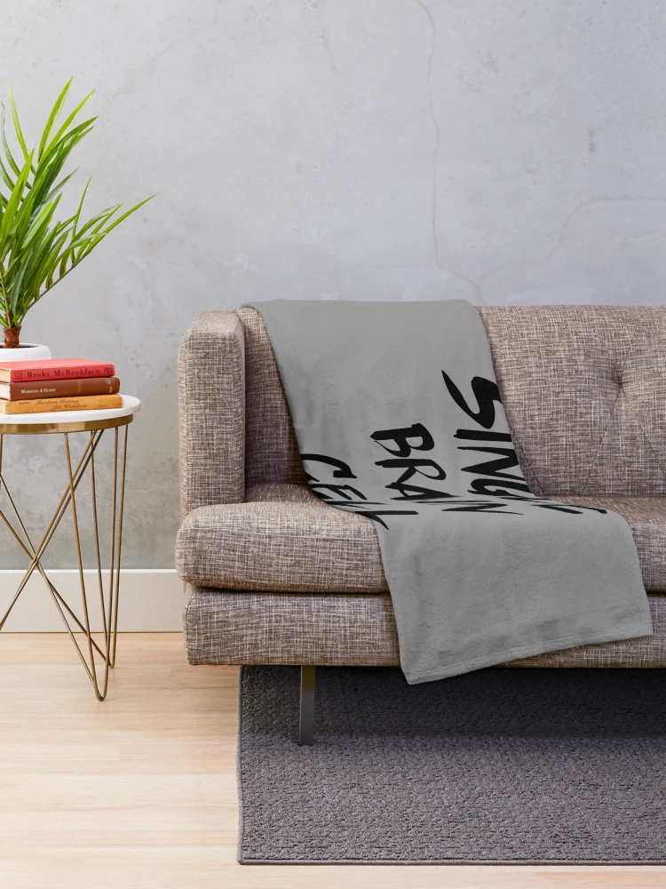 Thumbnail 2 of 6, Throw Blanket, Single Brain Cell designed and sold by J-Rage.