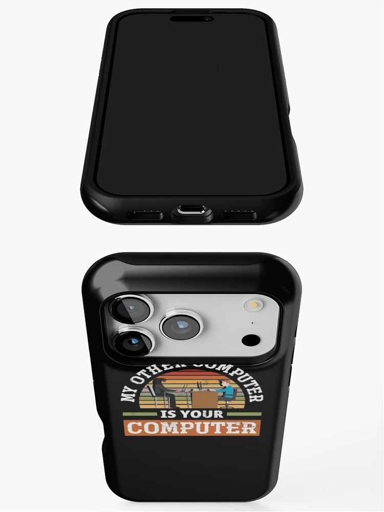 Thumbnail 3 of 4, iPhone Case, My Other Computer Is Your Computer Cybersecurity designed and sold by ShopTheStyle.