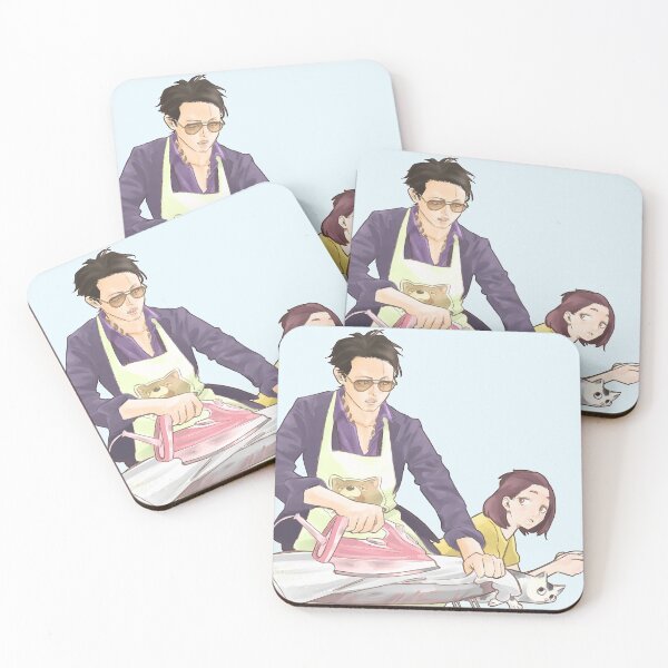 Item preview, The Way of the Househusband Tatsu, Miku and Gin Half Body designed and sold by thePeachPit.