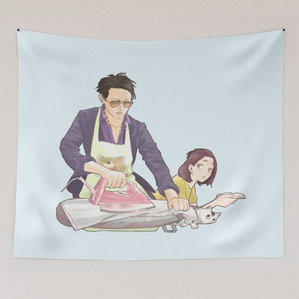 Item preview, The Way of the Househusband Tatsu, Miku and Gin Half Body designed and sold by thePeachPit.