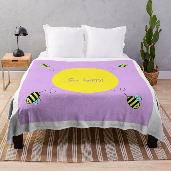 Item preview, Kawaii Bee Happy Design - Cute Wholesome Bee designed and sold by Nillych.