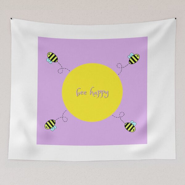 Item preview, Kawaii Bee Happy Design - Cute Wholesome Bee designed and sold by Nillych.