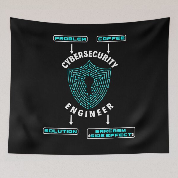 Item preview, Cybersecurity Engineer Helpdesk Support Funny Geek Quote designed and sold by ShopTheStyle.