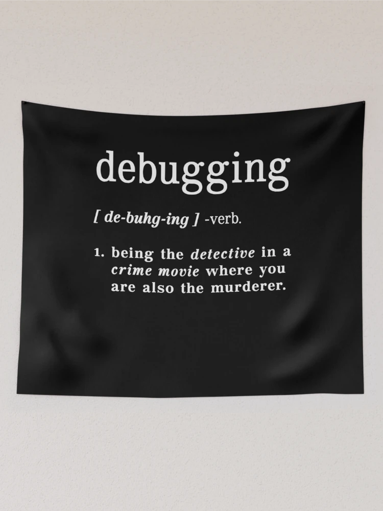 Thumbnail 2 of 3, Tapestry, Cybersecurity Engineer Web Developer Funny Debugging designed and sold by ShopTheStyle.