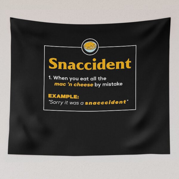 Item preview, Snaccident Mac N Cheese Pun  for Macaroni and Cheese Lovers designed and sold by ShopTheStyle.