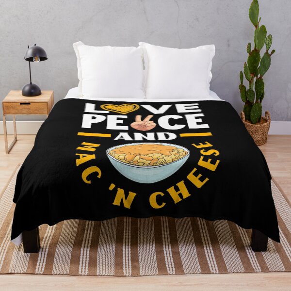 Item preview, Love Peace And Mac N Cheese for Macaroni and Cheese Lovers designed and sold by ShopTheStyle.