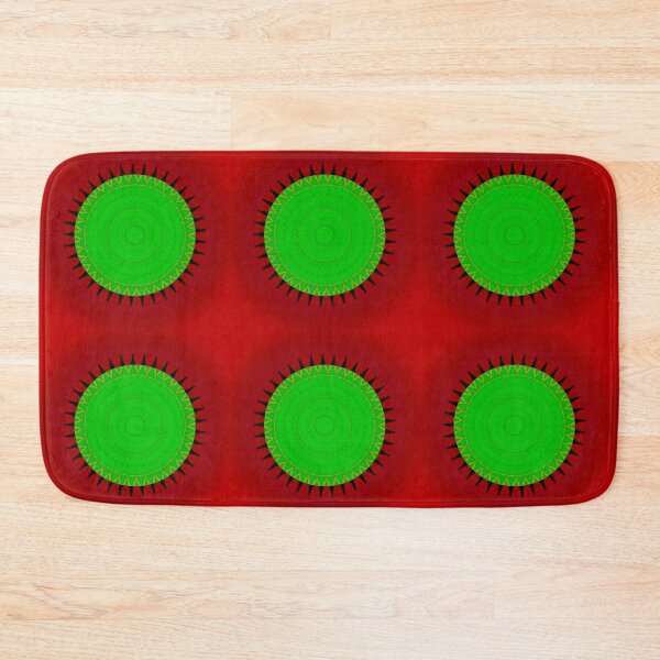 Item preview, Green kaleidoscopic disk designed and sold by greentiger1.