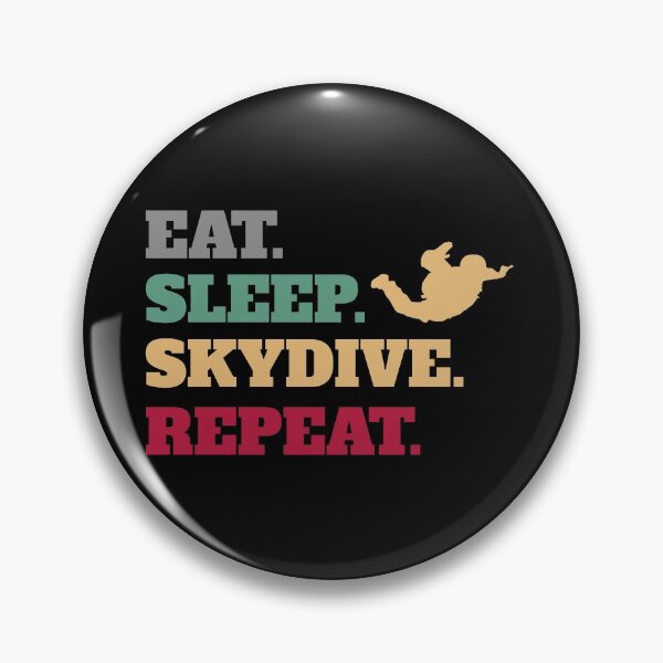 Item preview, Eat Sleep Skydive Skydiving Parachuting Repeat designed and sold by Salvadax.
