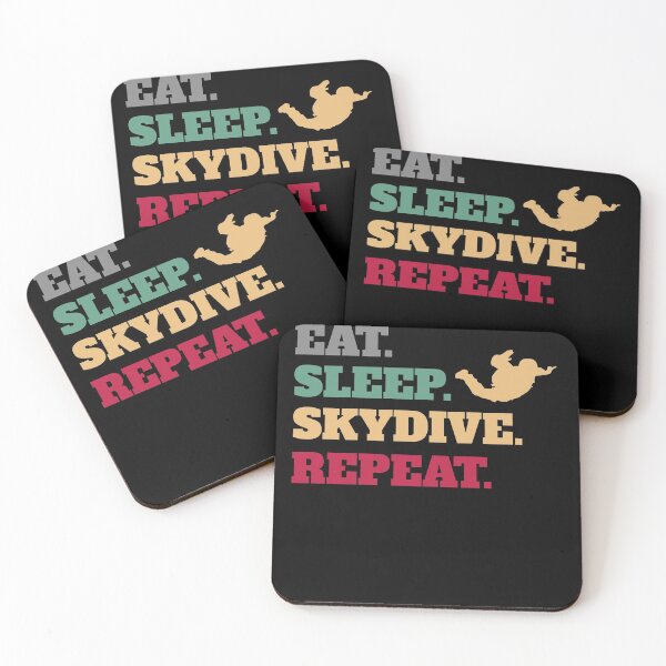 Item preview, Eat Sleep Skydive Skydiving Parachuting Repeat designed and sold by Salvadax.