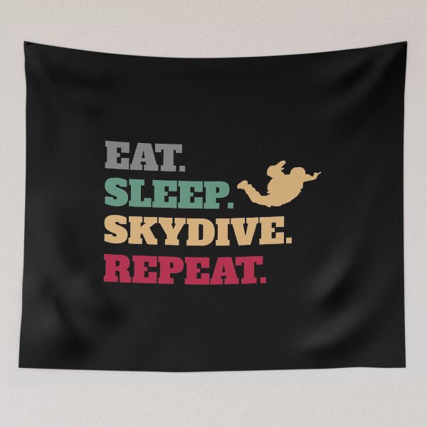 Item preview, Eat Sleep Skydive Skydiving Parachuting Repeat designed and sold by Salvadax.
