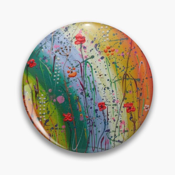 Artikelvorschau, Blumen reichen in Richtung Regenbogenhimmel entworfen und verkauft von Casimirasart.