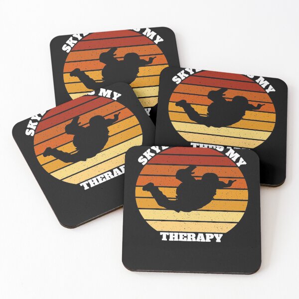 Item preview, Skydive Skydiving Parachuting Parachute Is My Therapy designed and sold by Salvadax.