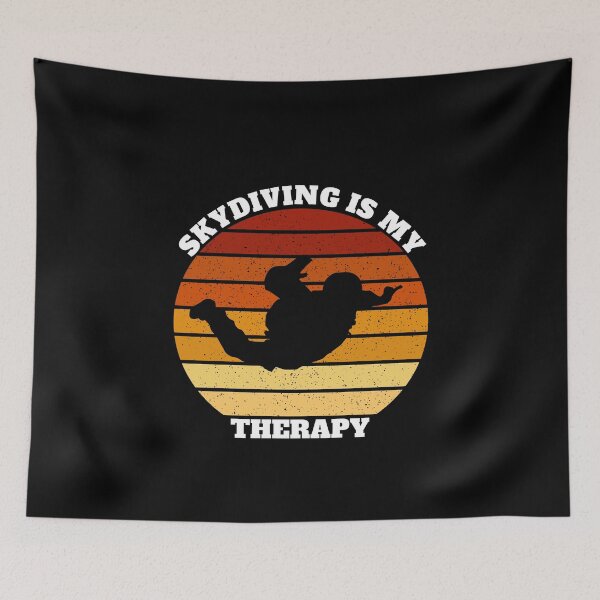 Item preview, Skydive Skydiving Parachuting Parachute Is My Therapy designed and sold by Salvadax.