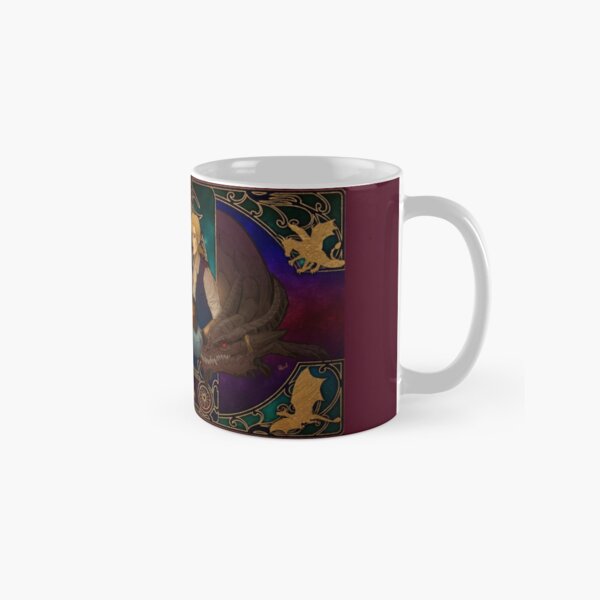 Fanart: Wrathion & Anduin in Art Nouveau style - Dragons Classic Mug