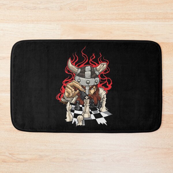 Item preview, Brave Viking With Chessboard - Chess designed and sold by anziehend.