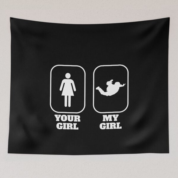 Item preview, Funny Free Falling Skydive Parachuting Boyfriend designed and sold by Salvadax.