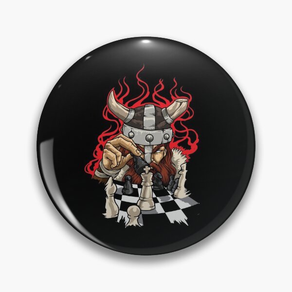 Item preview, Brave Viking With Chessboard - Chess designed and sold by anziehend.