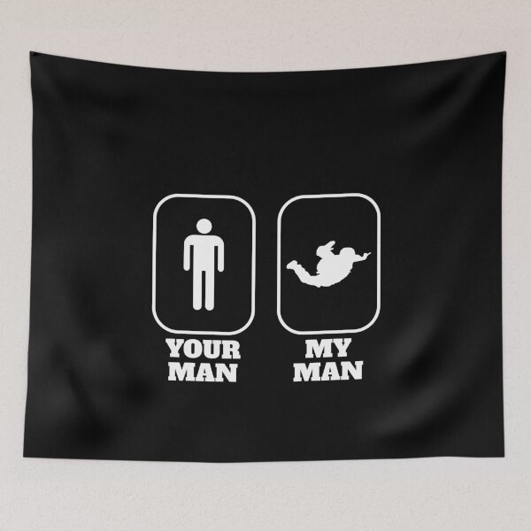 Item preview, Funny Free Falling Skydive Parachuting Boyfriend  Girlfriend designed and sold by Salvadax.