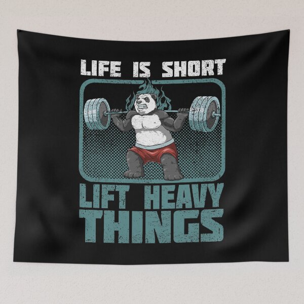 Item preview, Panda Bodybuilding Workout Lift Heavy Things designed and sold by melomedia.