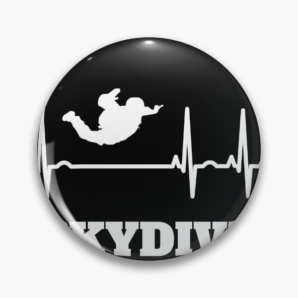 Item preview, Skydive Skydiving Parachuting Parachute EKG designed and sold by Salvadax.