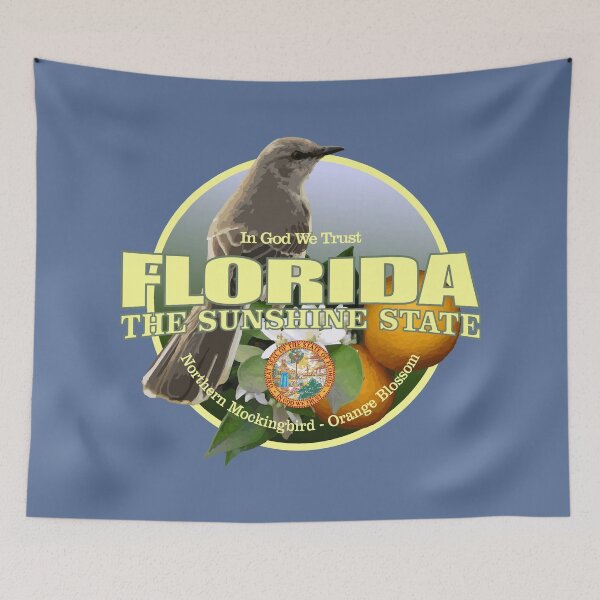 Artikelvorschau, Florida (Staatsvogel & Blume) entworfen und verkauft von curranmorgan.