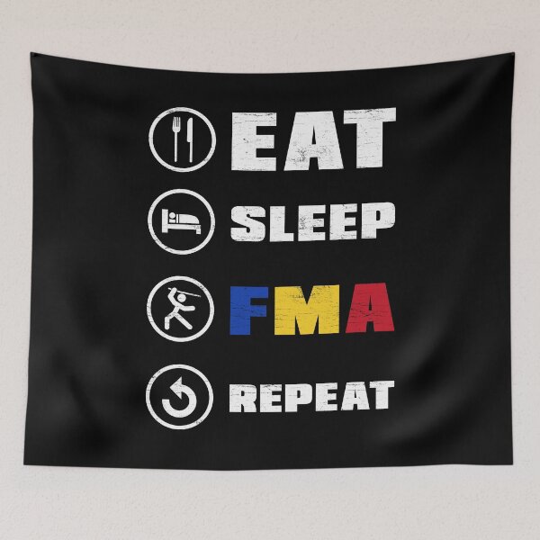 Item preview, Eskrima Kali Arnis Sparring Escrima EAT SLEEP FMA REPEAT designed and sold by ShopTheStyle.
