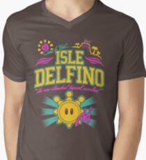 Isle Delfino Men's V-Neck T-Shirt