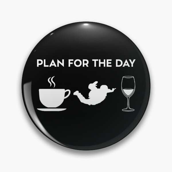 Item preview, Funny Coffee Skydive Parachuting Parachutist Wine designed and sold by Salvadax.